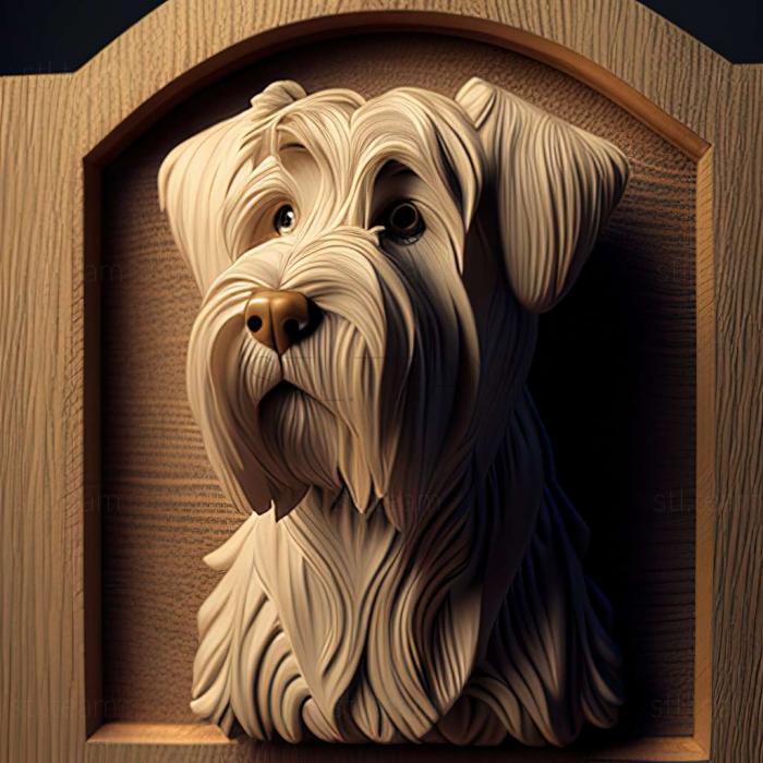 3D модель Собака денді динмонт терєр (STL)